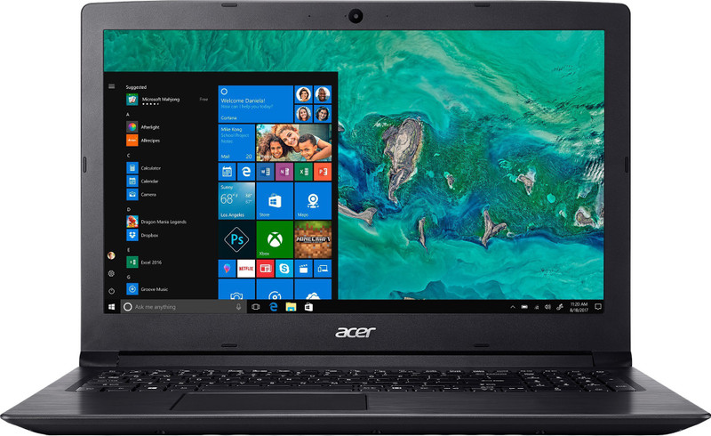 Acer Aspire 3 Pentium Quad Core - (4 GB/1 TB HDD/Windows 10 Home) A315-32 Laptop(15.6 inch, Shale Black, 2.1 kg, With MS Office)