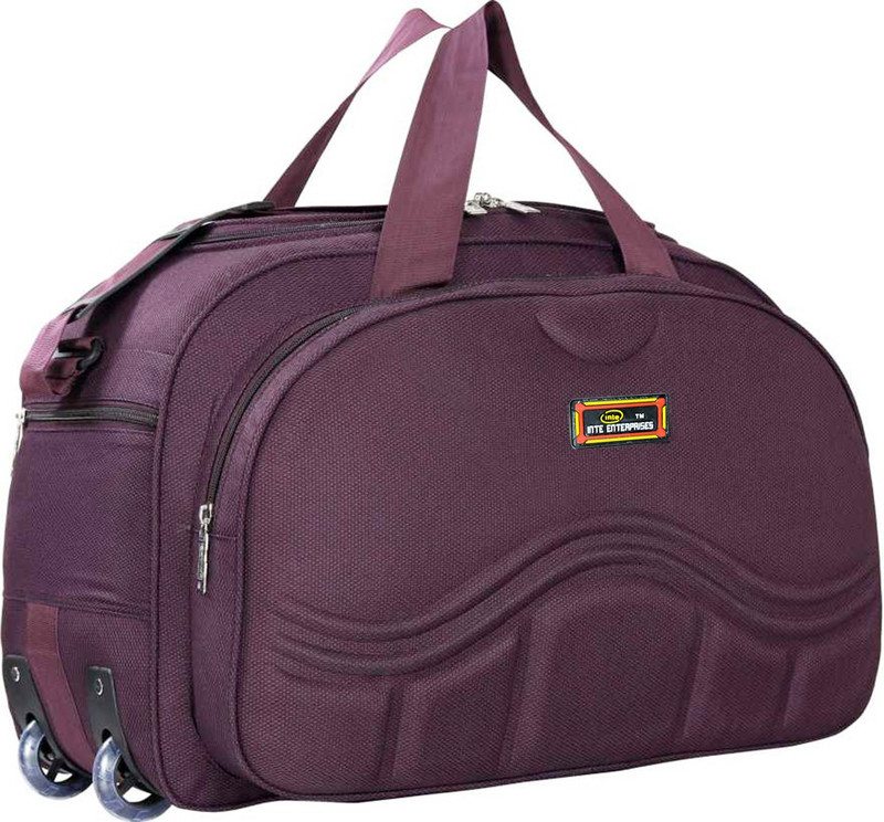 Inte Enterprises duffel trolley gala purple01 Small Travel Bag  - expandable(Purple)