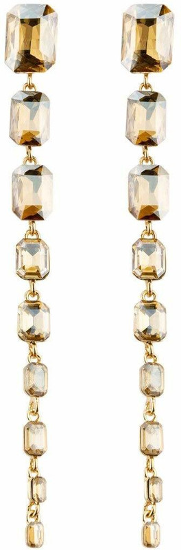 advika Earring for woman Crystal Copper Drops & Danglers