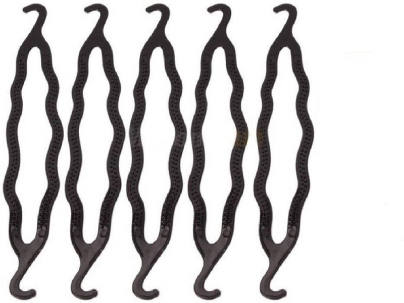 nerr formulations Tail Braid Ponytail Hair Bun Maker Bun(Black)