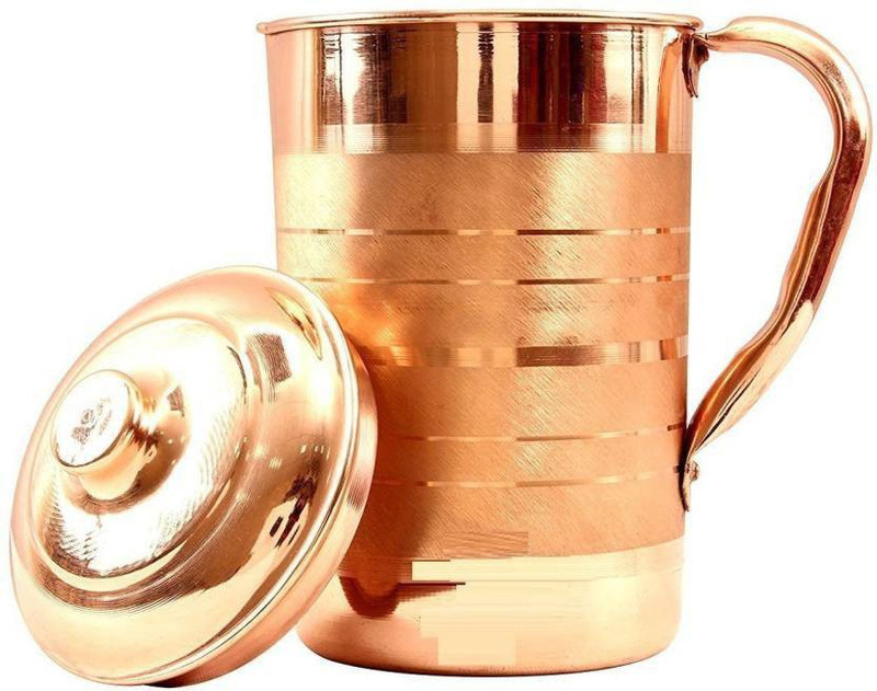 jam enterprises 1100 ML copper Water Jug (1100 L) Water Jug(1.1 L)