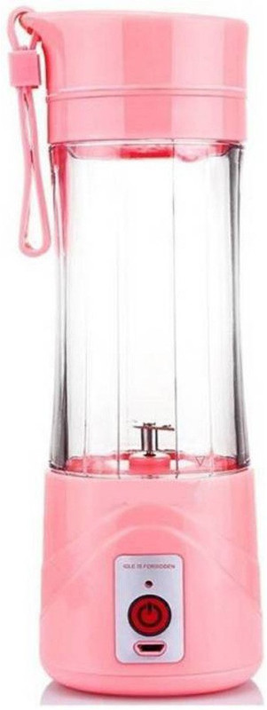 AMZ 6 Blades USB Rechargeable Electric Fruit Juicer Blender (Pink) 380 ml Mixer Juicer Jar(380 ml) AMZ 6 Blades USB Rechargeable Electric Fruit Juicer Blender (Pink) 380 ml Mixer Juicer Jar(380 ml)