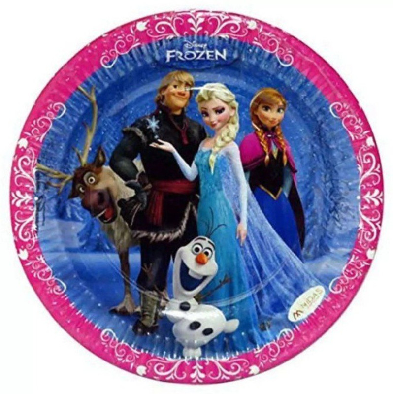market 100 percent FROZEN PAPER PLATES PACK OF 20 Quarter Plate(20 Units)
