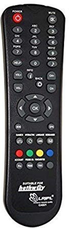 hathway Hd Sd set top box Remote Controller(balck)