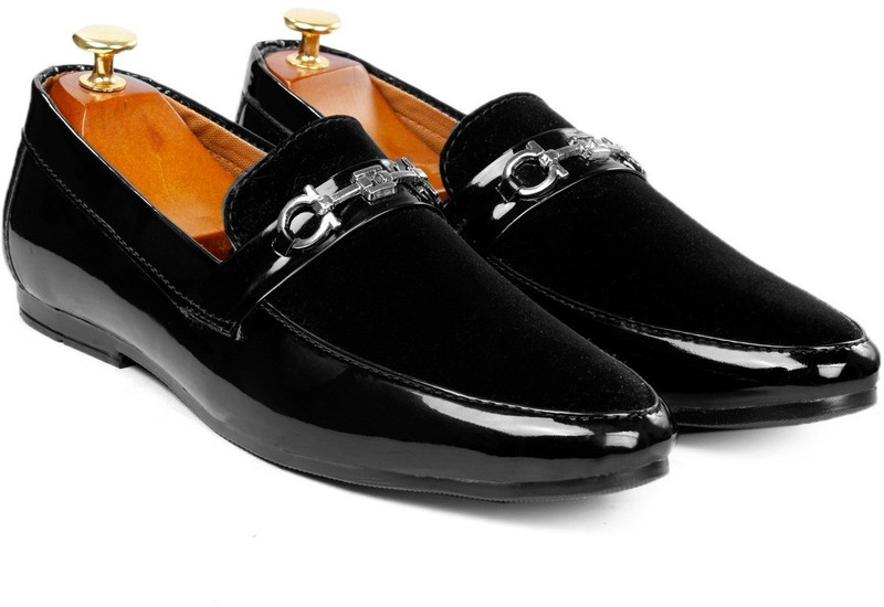 shadow bird kK 7 Loafers For Men(Black)