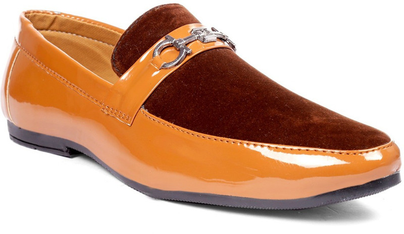 shadow bird kK 7 Loafers For Men(Brown)