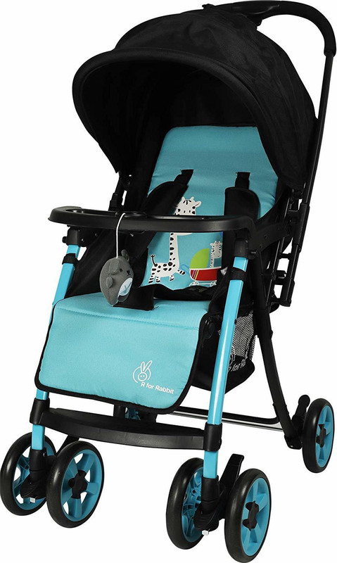 R for Rabbit Poppins Pram(Multi, Blue, Black)