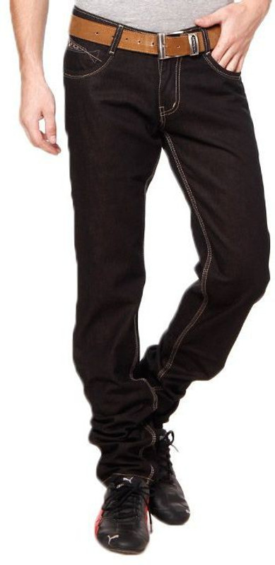 British Terminal Slim Men Brown Jeans