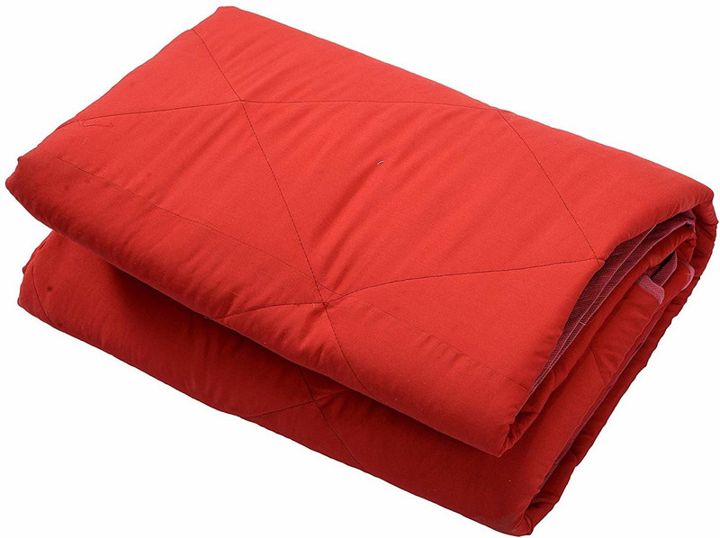 blockofind Elastic Strap King Size Waterproof Mattress Protector(Maroon)