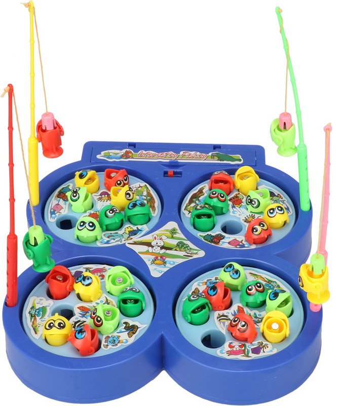 kdsn P17 collection Fishing Catching Game and msucial With Music(Multicolor)