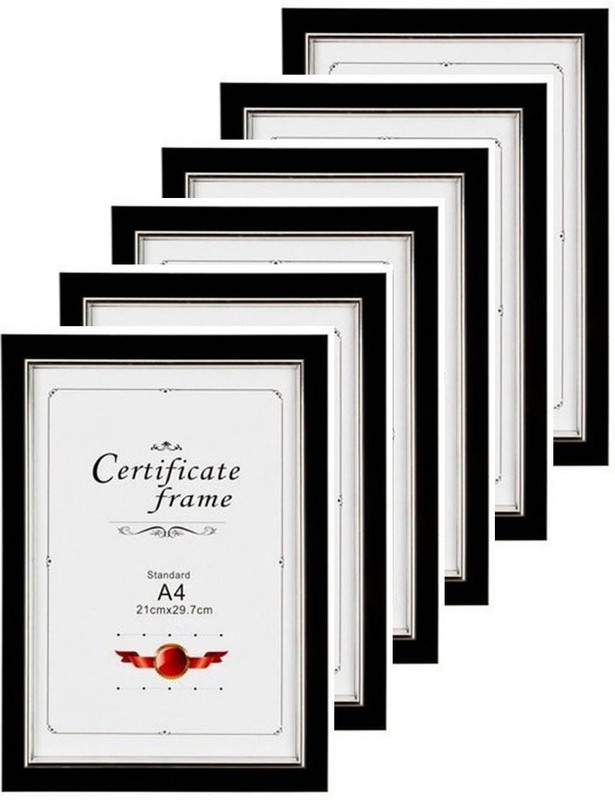 jaipurhouse MDF Photo Frame(Black, 6 Photos)