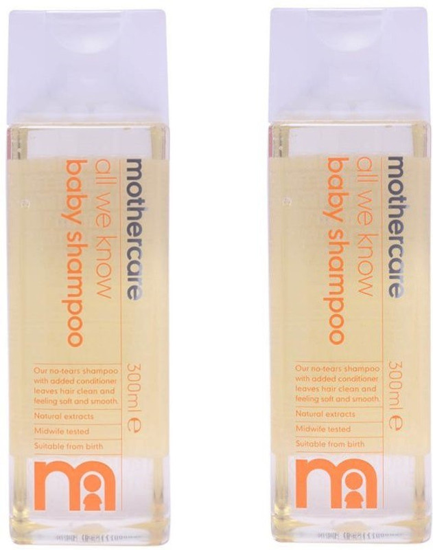 Mothercare All We Know Baby Shampoo Set of 2 (300X 2= 600)(600 ml)