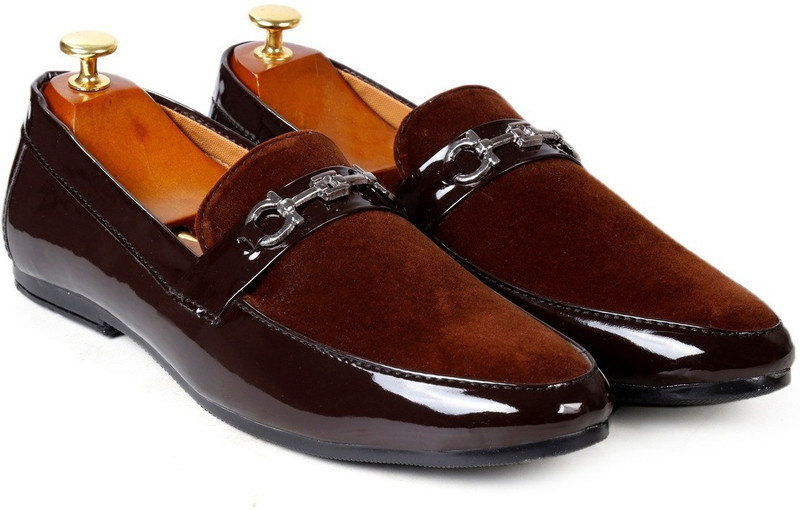 shadow bird Men's Formal Pu Leather Loafer & Mocassins Shoe Loafers Loafers For Men(Brown)