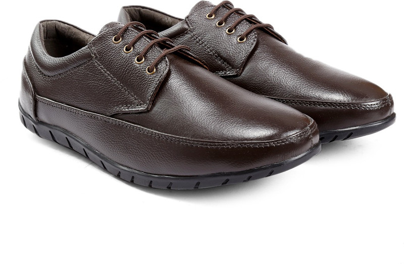 Bacca Bucci Men Genuine Leather Brown Formal Business Party
