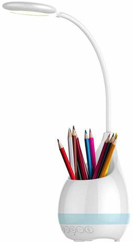 az link T6DesktopLamp Table Lamp(13 cm, White)