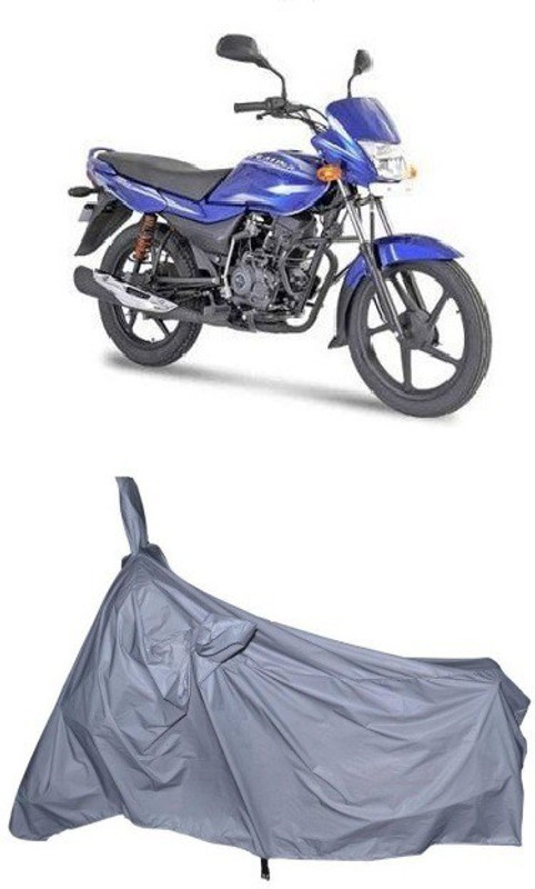 DgTrendz Two Wheeler Cover for Bajaj(Platina, Silver)