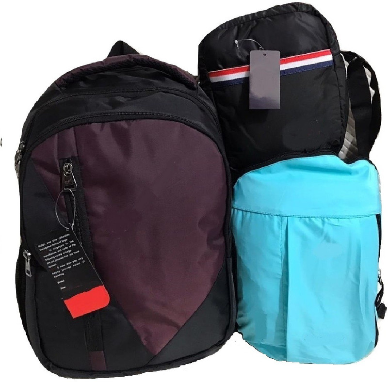 toy town 3-in-1 All type use bag set, wheeled rolling backpack bag,three pieces Waterproof Multipurpose Bag(Multicolor, 18 inch)