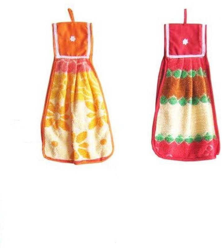 abhyaasa Cotton 500 GSM Hand Towel Set(Pack of 2, Multicolor)