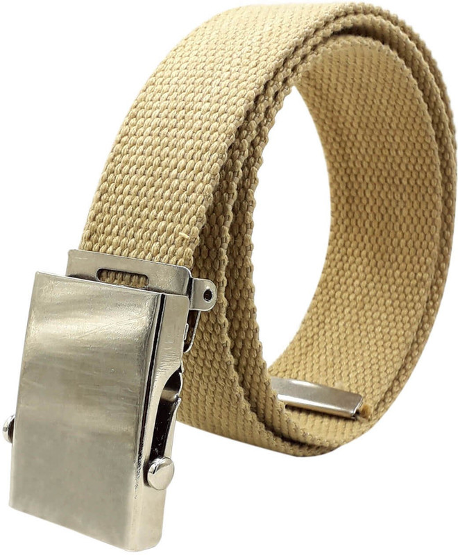 baluchi Men Beige Canvas Belt