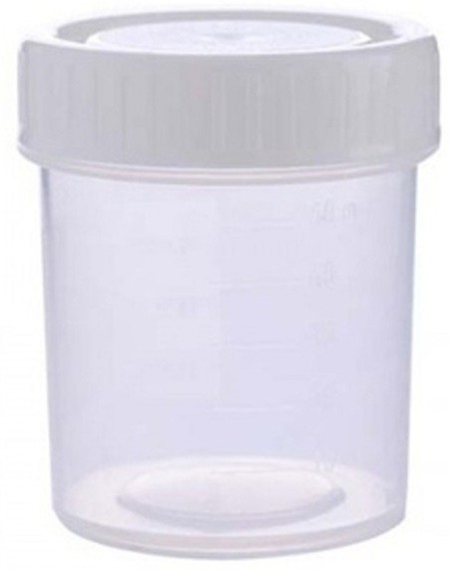specimen  - 30 ml PP (Polypropylene) Oil Container(Pack of 100, White)
