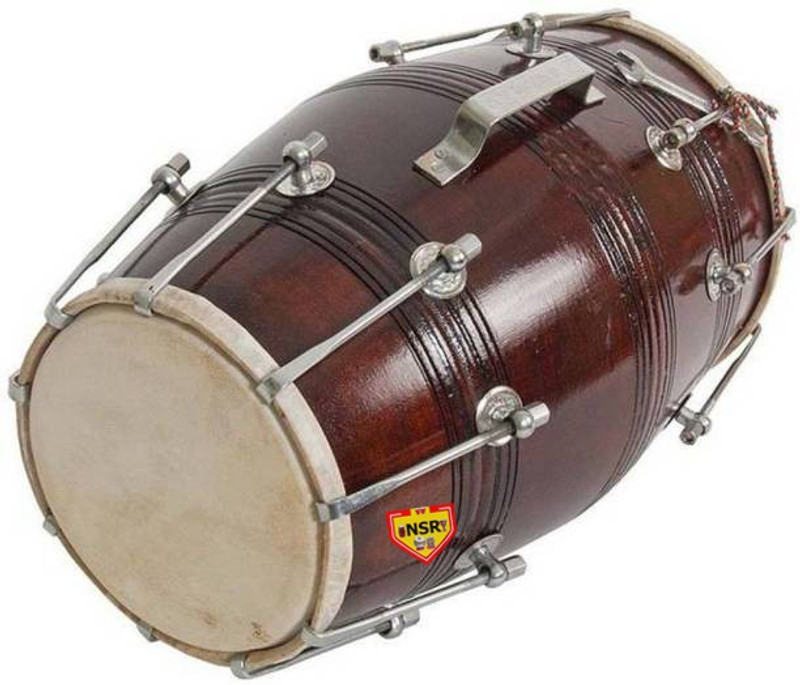 NSR RR042 Nut & Bolts Dholak(Brown)