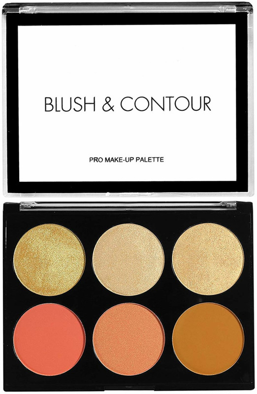 firstzon blush and contour face makeup highlighter combo palette Highlighter(blush and contour)