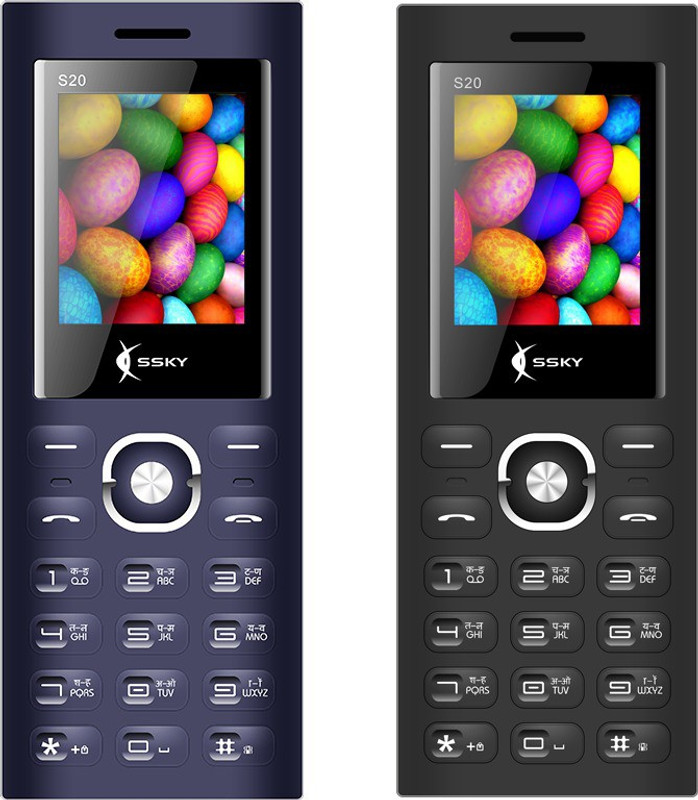 Ssky S 20 Combo of Tow Mobile(Black&Blue) Ssky S 20 Combo of Tow Mobile(Black&Blue)