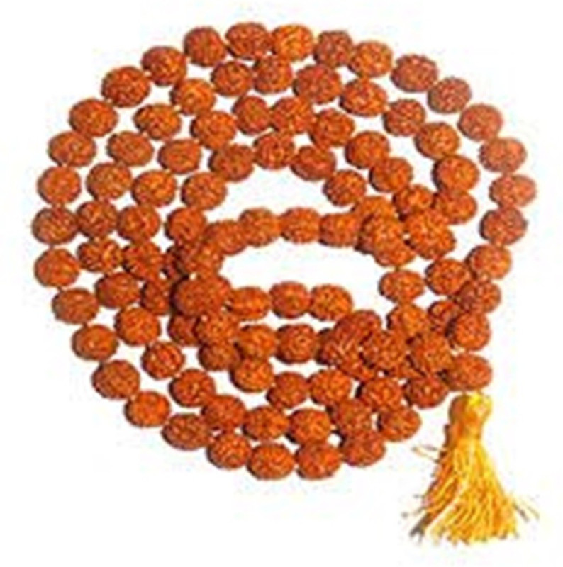 shahinpearlmart ORIGINAL 5 MUKHI RUDRAKSHA 5 faced LAB CERTIFIED FOR MEN/WOMEN BOYS Silk Dori Necklace