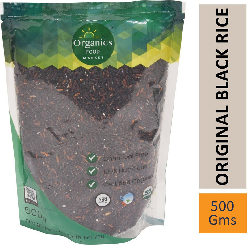 organics food market Chak Hao Black Forbidden Rice (Long Grain, Unpolished)(1 kg)