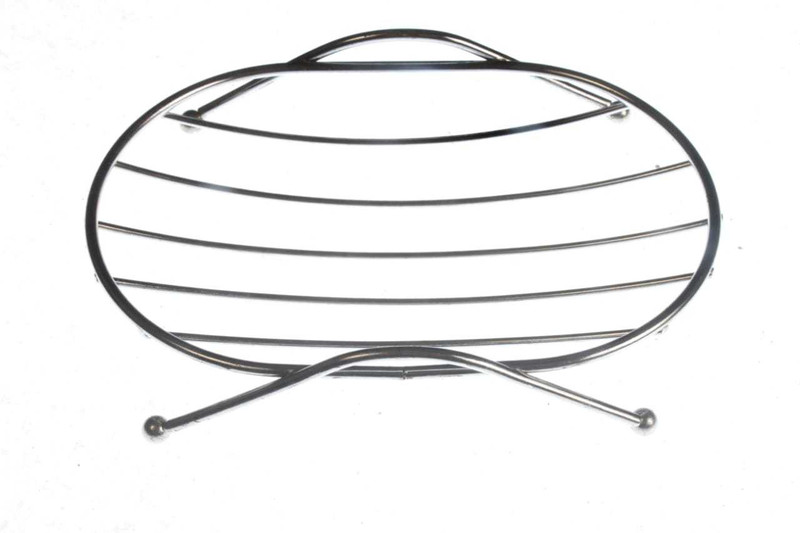 evershinegifts Stainless Steel Round Shape Soap Stand Holder- 1Pc(Steel)