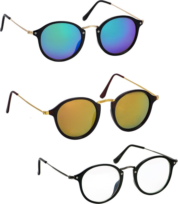 spexra Round Sunglasses(For Boys & Girls)