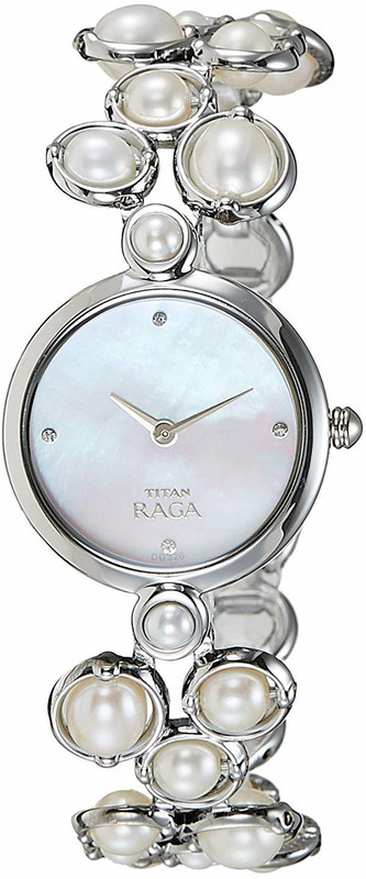 Titan 9971SM01 Raga Pearl Analog Watch - For Women
