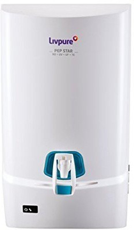 livpure PEP STAR ( RO+UV+UF+TASTE ENHANSER 7 L RO + UV + UF + TDS Water Purifier(White)