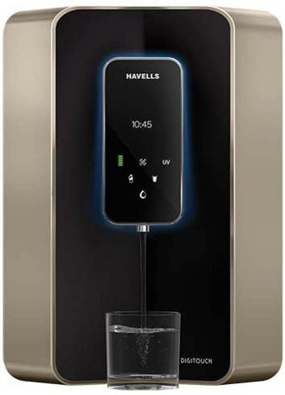 Havells GHWRZDO015 7 L RO + UV + UF + TDS Water Purifier(golden & black)