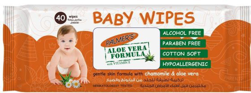 Palmers Baby Wipes(40 Pieces)