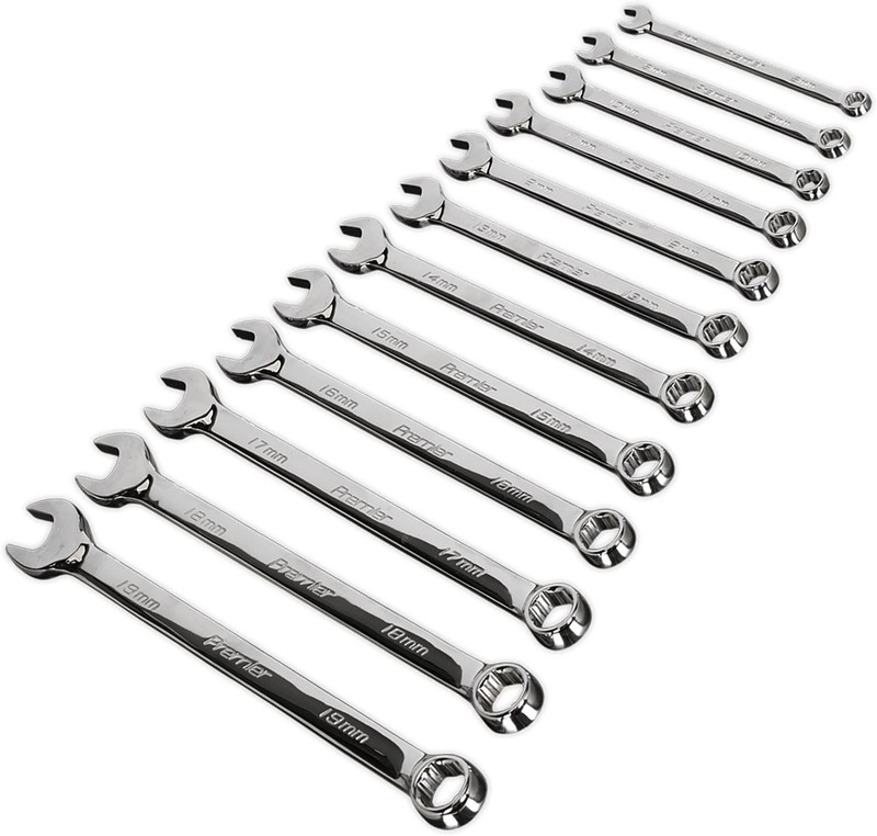 taipan PS012 DOUBLE SIDE SPANNER SET Double Sided Open End Wrench Set(Pack of 12)