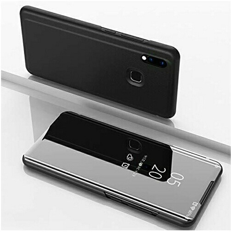 zekaasto Flip Cover for Samsung Galaxy A50 Mirror Black Flip Cover(Black)