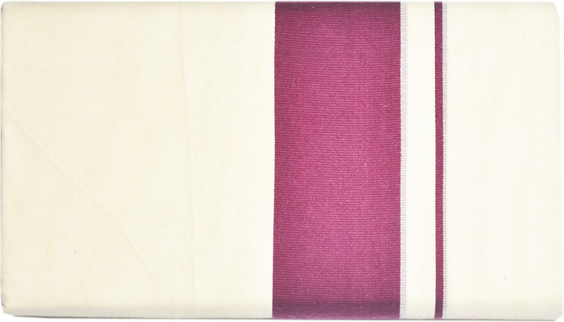 vaishnavi fashion Pure Balaramapuram Mundu/Dhoti With Maroon Border Woven Men Dhoti