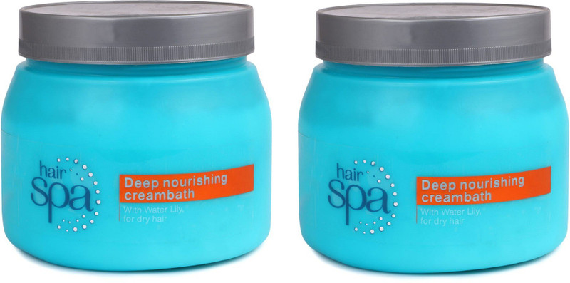 garbo Hair Spa Deep Nourishing Creambath pack of 2 Hair Oil(490 g)