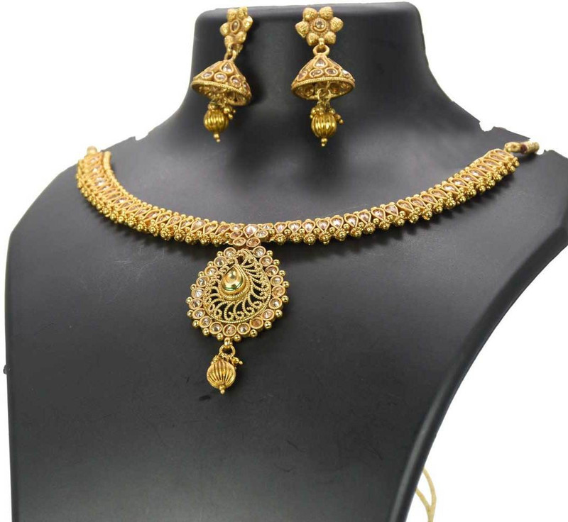 fantasia style club Brass Jewel Set(Gold)