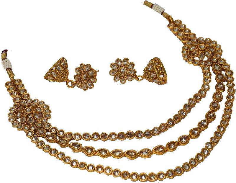 fantasia style club Brass Jewel Set(Gold)