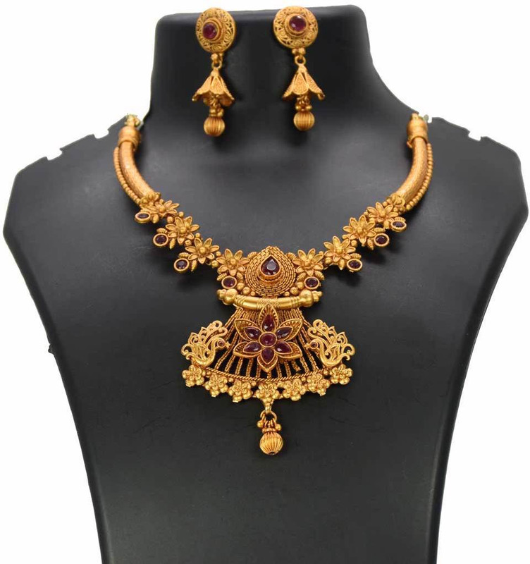 fantasia style club Brass Jewel Set(Gold)