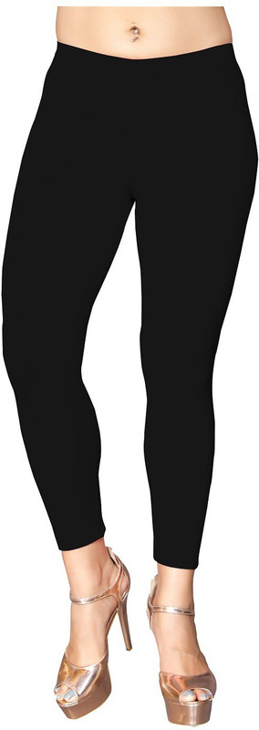 styllaz Ankle Length  Legging(Black, Solid)