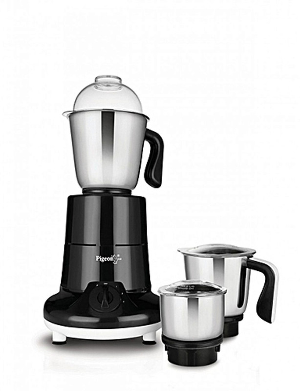 Pigeon Domestic Especial -3 Jars 750 Mixer Grinder(Thick Greay And White, 3 Jars) Pigeon Domestic Especial -3 Jars 750 Mixer Grinder(Thick Greay And White, 3 Jars)