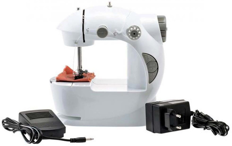 aami Portable 4 in 1 with adapter and foot pedal Electric Sewing Machine( Built-in Stitches 45)