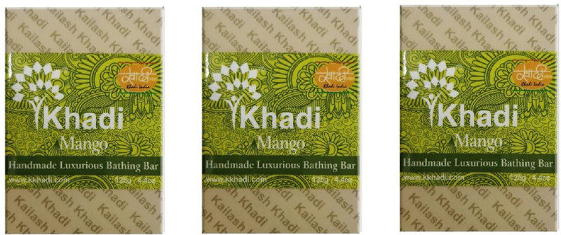 kailash khadi MANGO SOAP 125g(ms)(3 x 125 g)