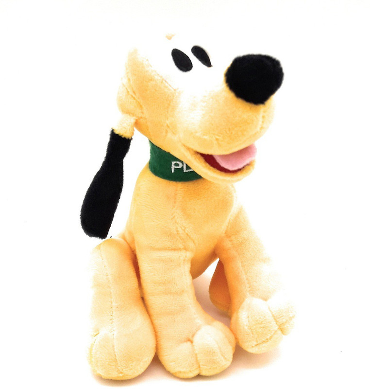 unique toy world Pluto Dog Toy for Kids, 20 cm (Yellow)  - 20 cm(Multicolor)