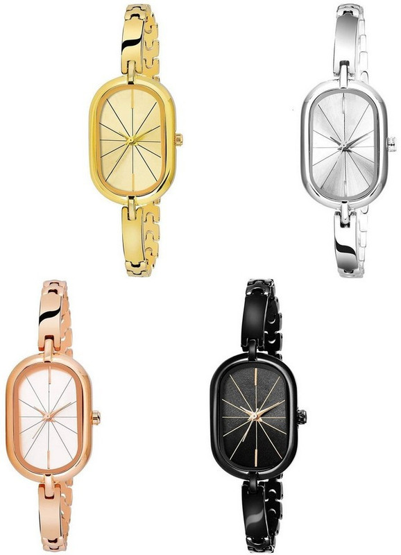 hensicreation New Iconic Classic Design Multicolour Dial Bracelet 4 combo Bangle Watch NW-900 Analog Watch  - For Women