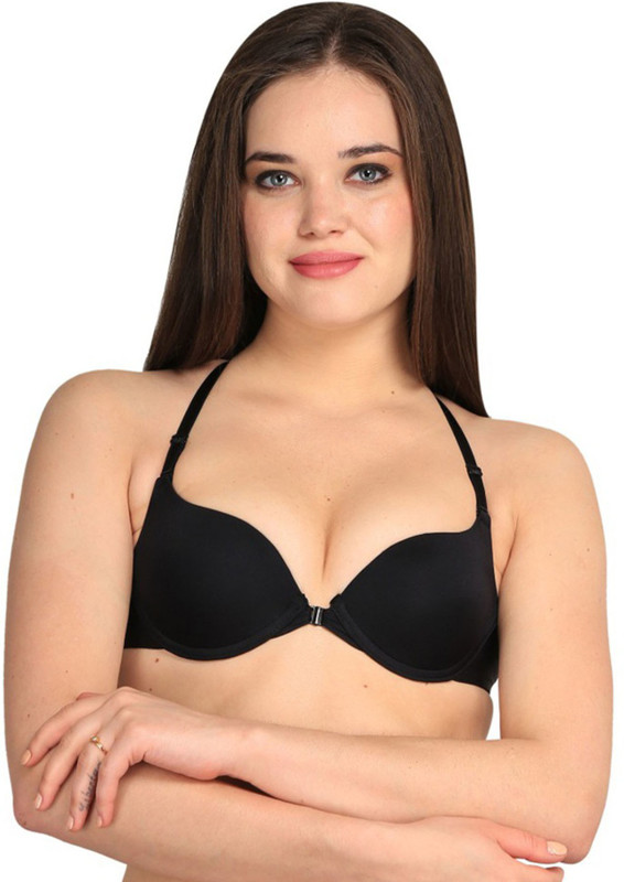 Gopalvilla Women Push-up Bra(Black)