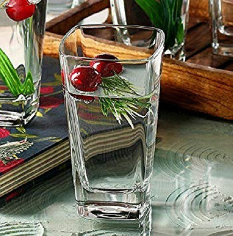 creative interior CJ-050 Glass Set(Glass, 300 ml, Clear, Pack of 6)